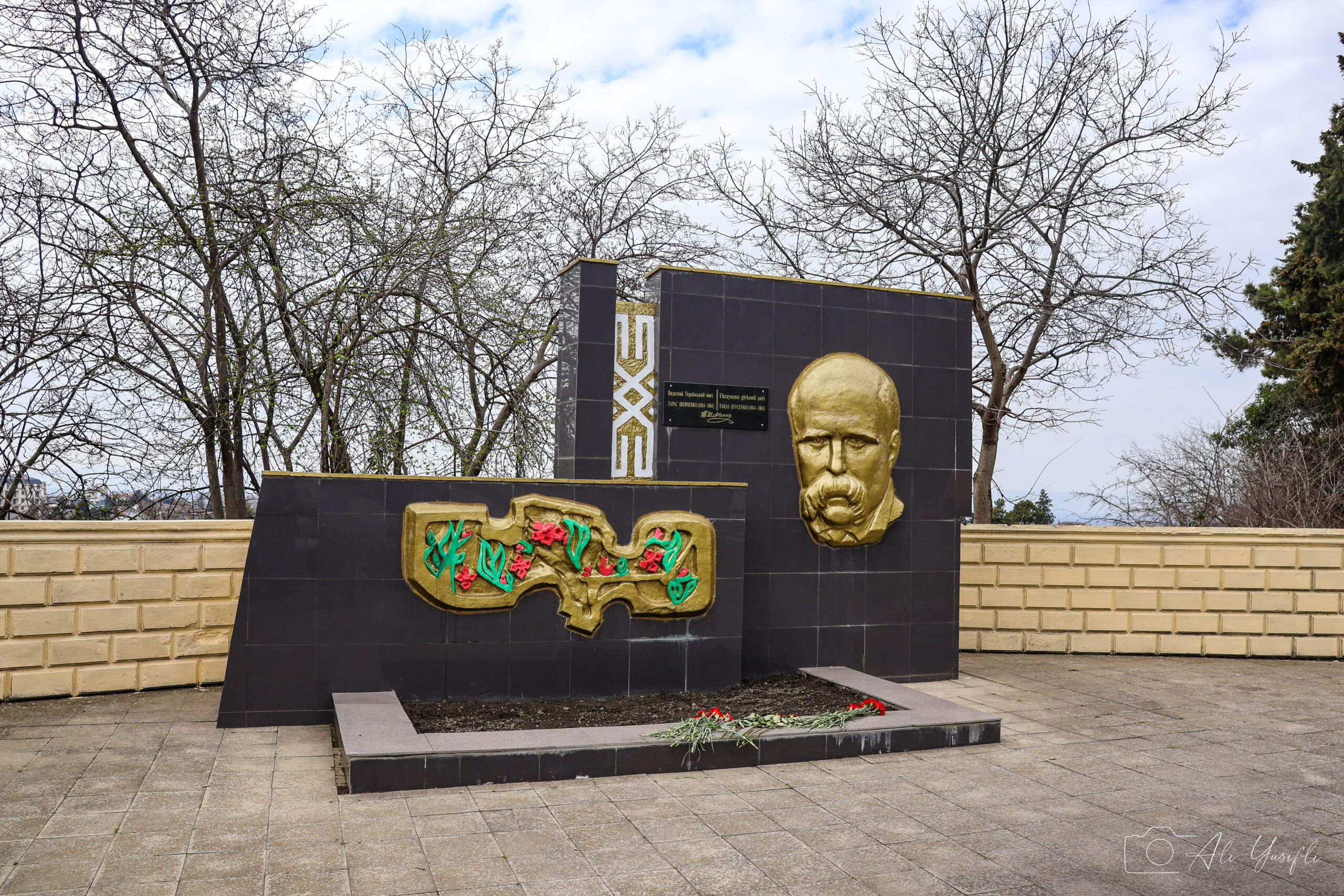 Taras Shevchenko monument, Zagatala