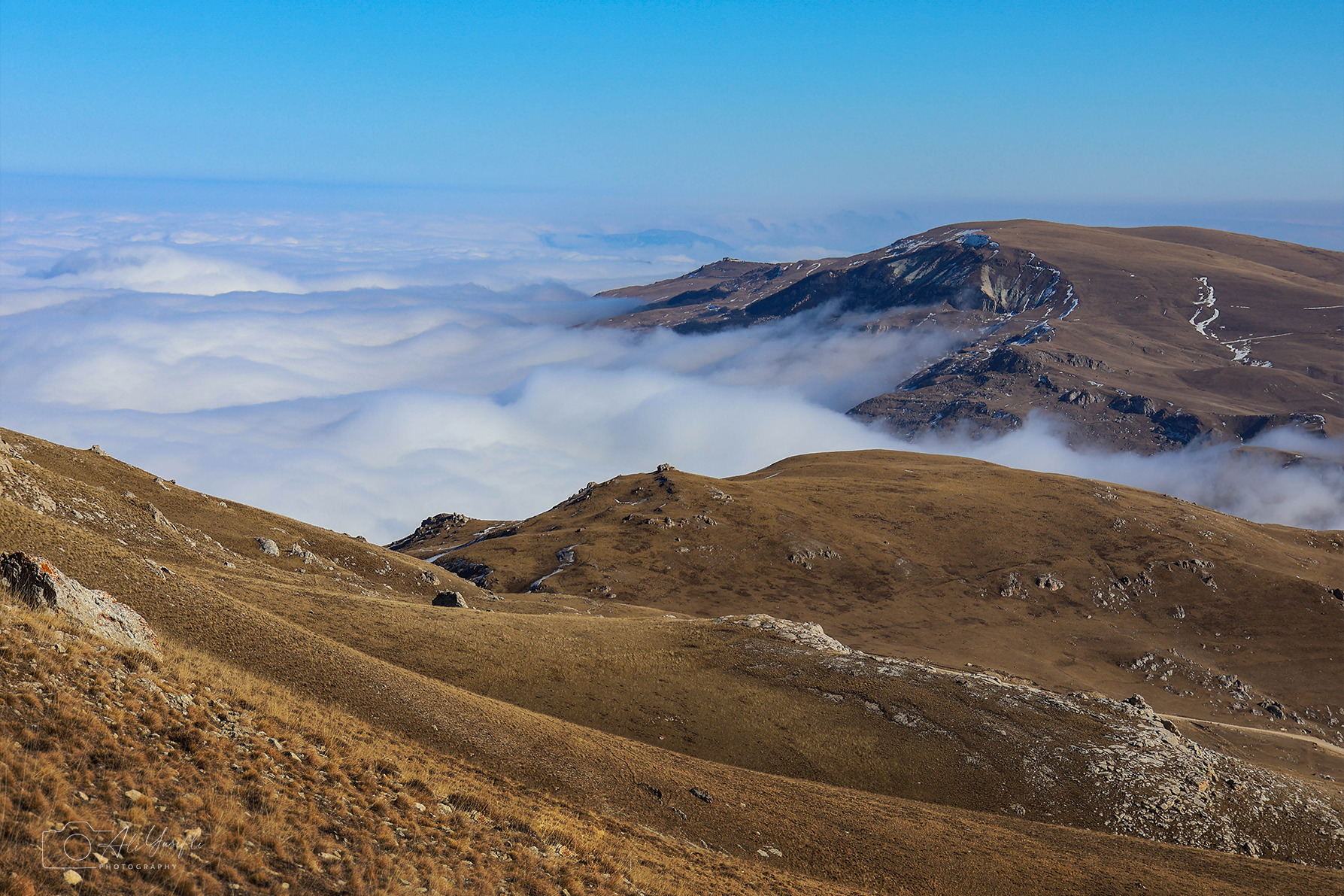 Quba under a blanket of clouds